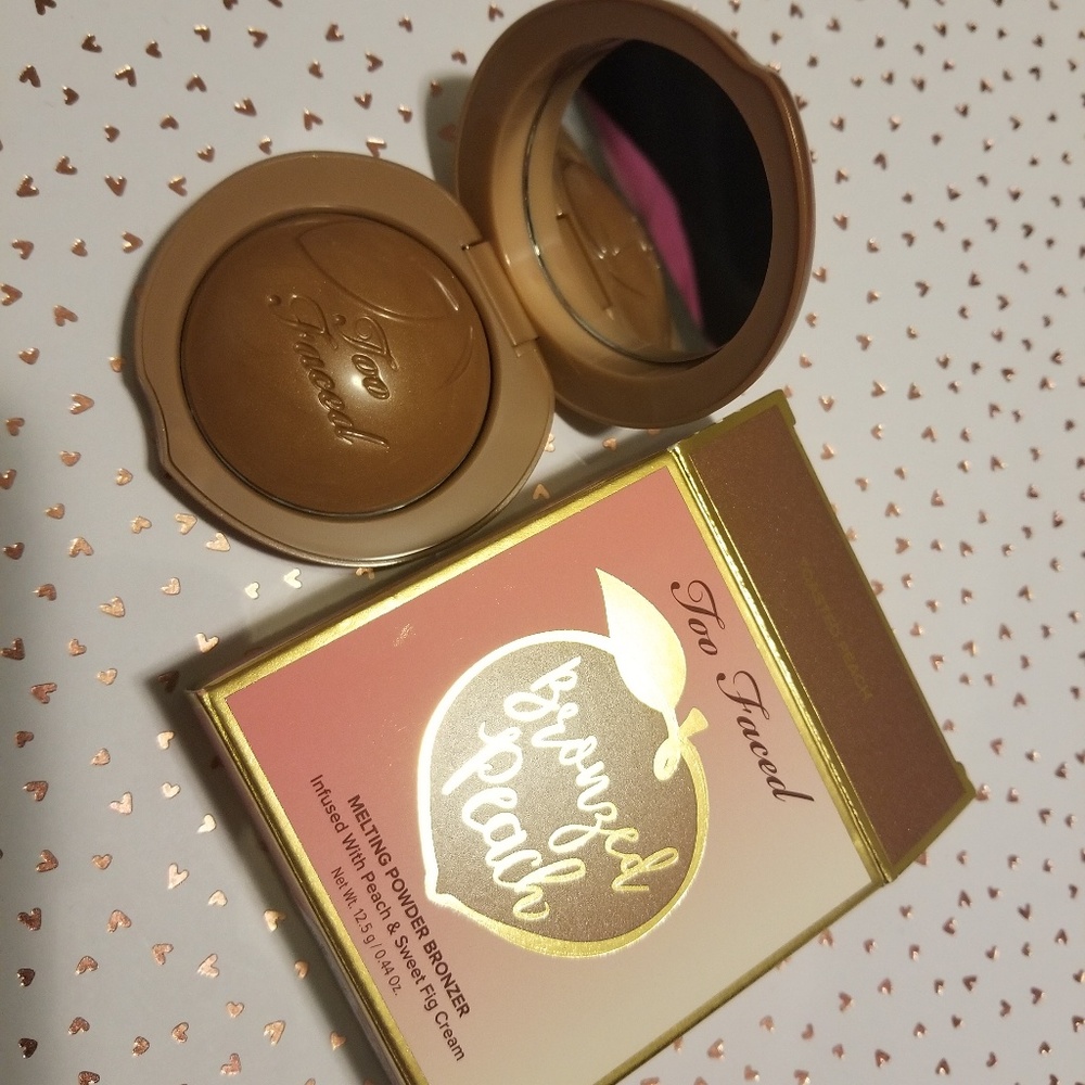 🧚‍♀️TOASTED PEACH Too Faced DISCONTINUED Bronzer NWT - Picture 6 of 7